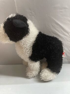 GANZ Webkinz Boston Terrier Black and White Plush Stuffed Anima
